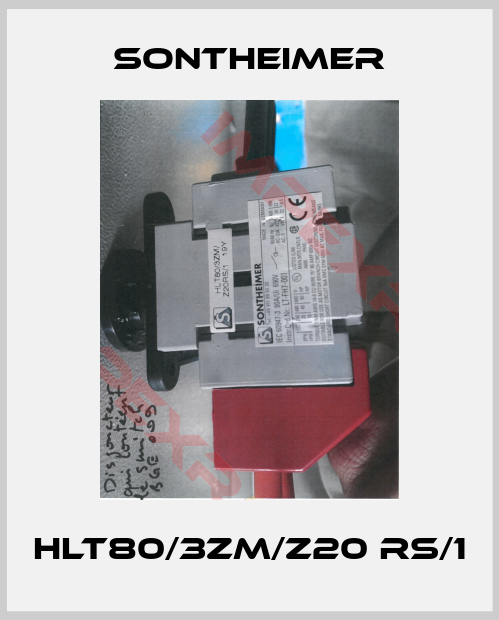 Sontheimer-HLT80/3ZM/Z20 RS/1