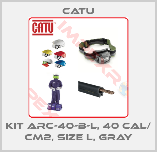 Catu-KIT ARC-40-B-L, 40 CAL/ cm2, size L, gray