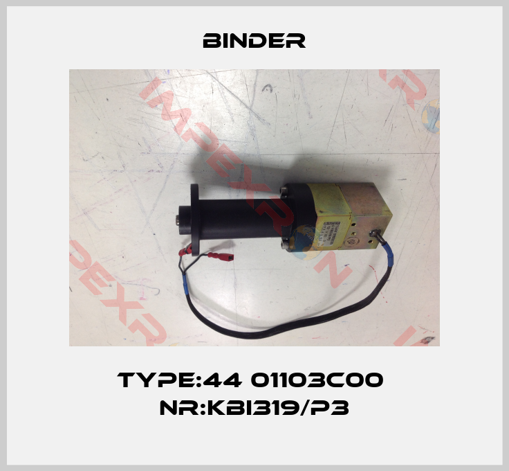 Binder-TYPE:44 01103C00  NR:KBI319/P3