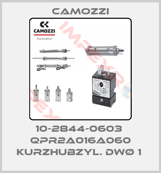 Camozzi-10-2844-0603  QPR2A016A060 KURZHUBZYL. DWØ 1 