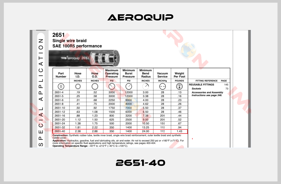 Aeroquip-2651-40