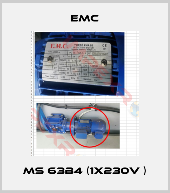 Emc-MS 63B4 (1x230V )