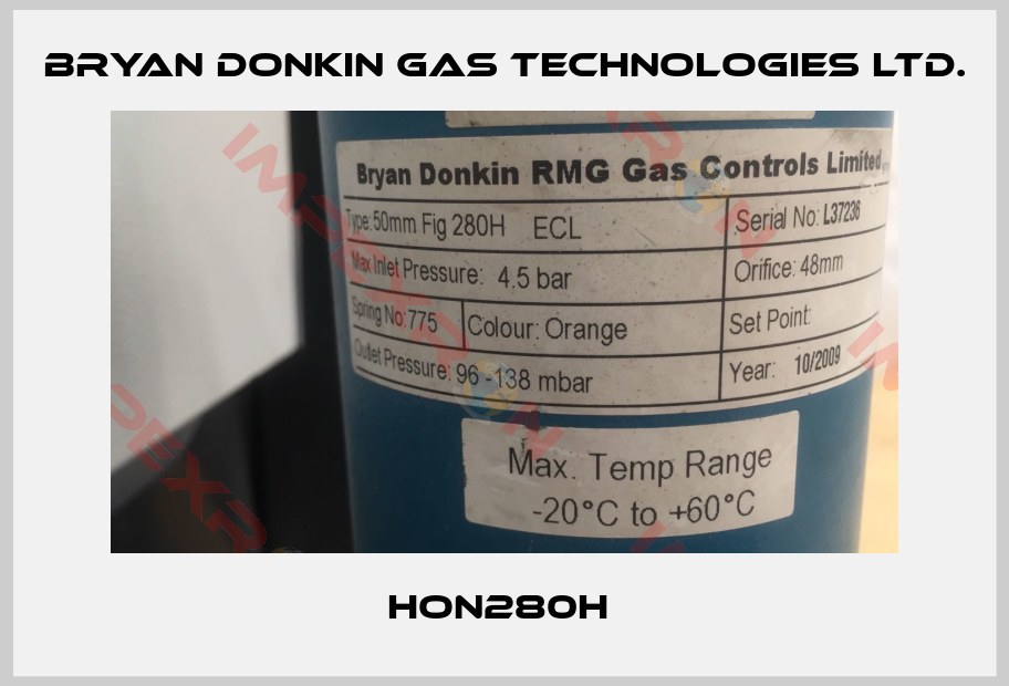 Bryan Donkin Gas Technologies Ltd.-HON280H 