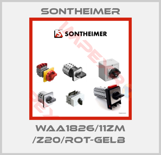 Sontheimer-WAA1826/11ZM /Z20/rot-gelb 