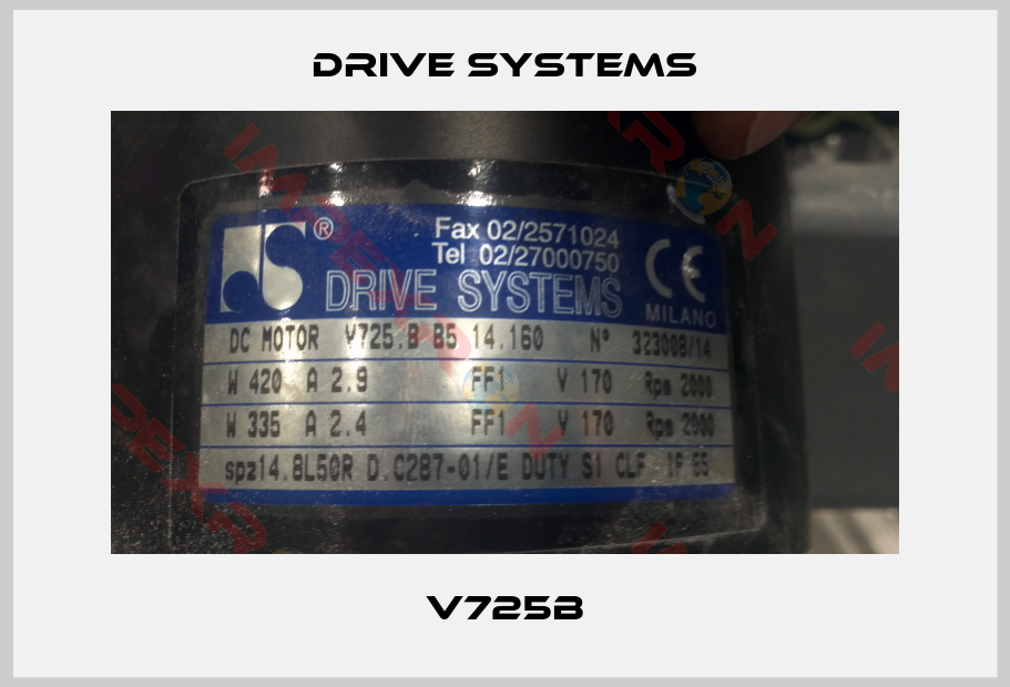 Drive Systems-V725B