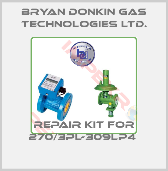 Bryan Donkin Gas Technologies Ltd.-Repair kit for 270/3PL-309LP4 