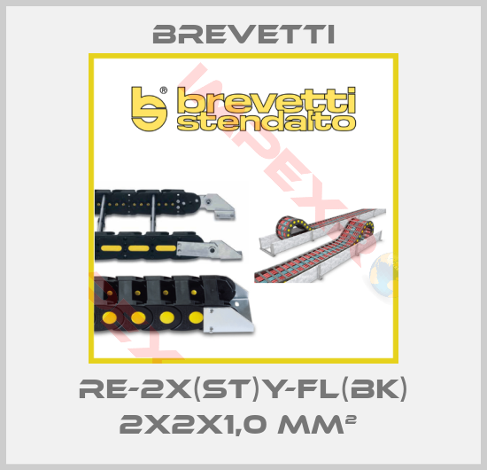 Brevetti-RE-2X(ST)Y-fl(BK) 2x2x1,0 mm² 