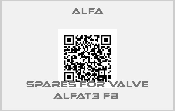 ALFA-SPARES FOR VALVE ALFAT3 FB 