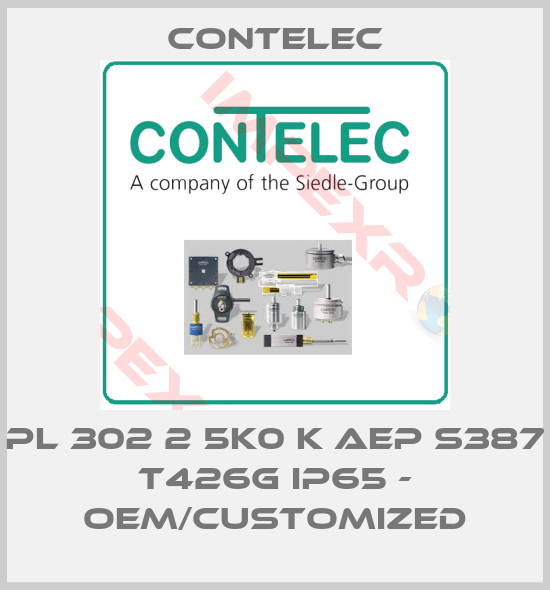 Contelec-PL 302 2 5K0 K AEP S387 T426G IP65 - OEM/customized
