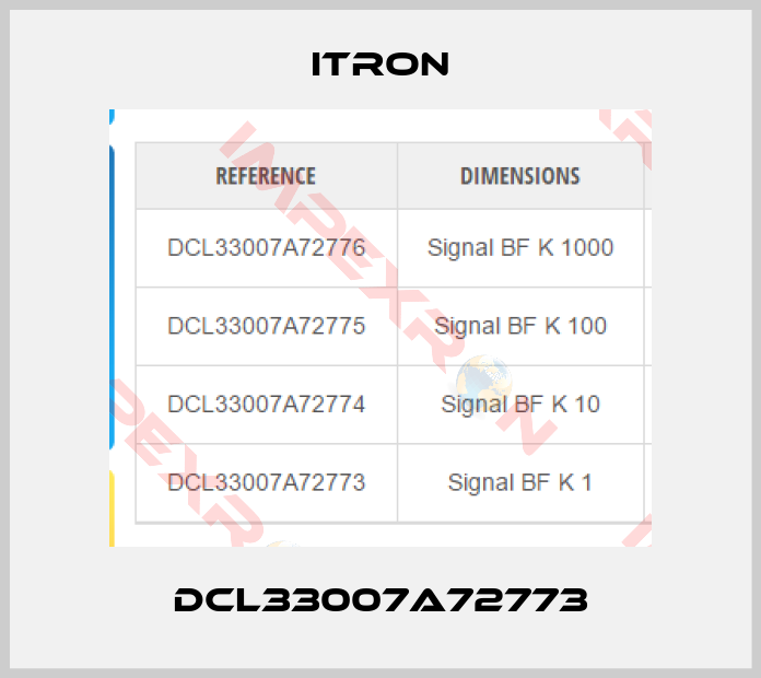 Itron-DCL33007A72773