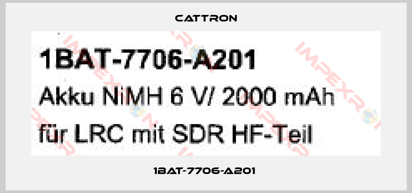 Cattron-1BAT-7706-A201 