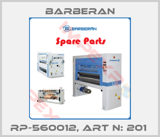 Barberan-RP-560012, Art N: 201 