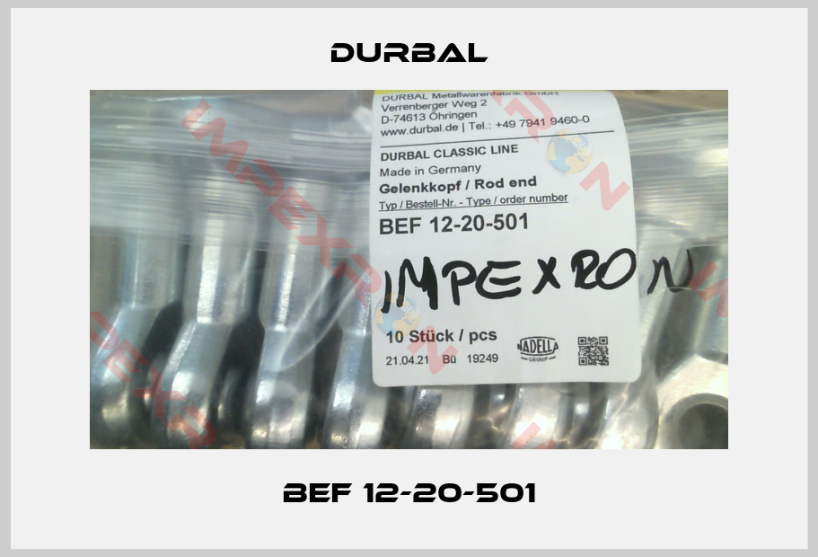 Durbal-BEF 12-20-501