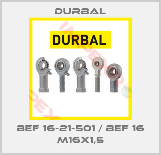 Durbal-BEF 16-21-501 / BEF 16 M16x1,5