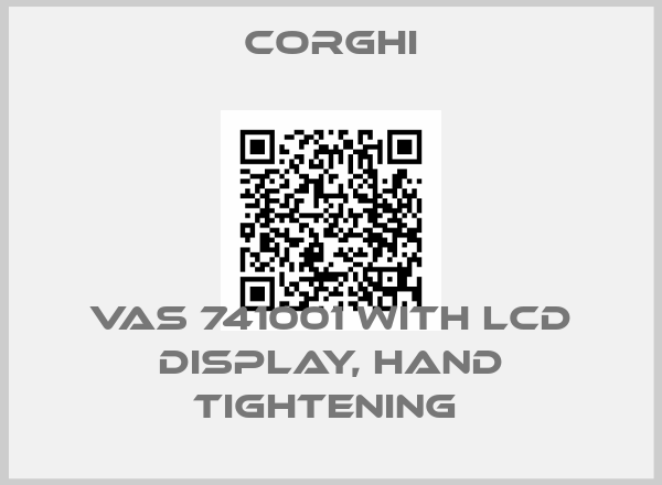 Corghi-VAS 741001 with LCD display, hand tightening 
