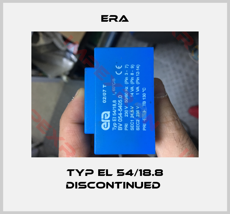 Era-Typ El 54/18.8 discontinued 