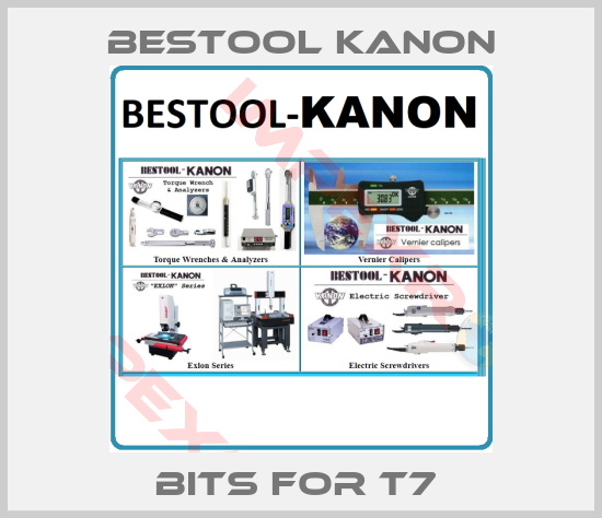 Bestool Kanon-BITS FOR T7 
