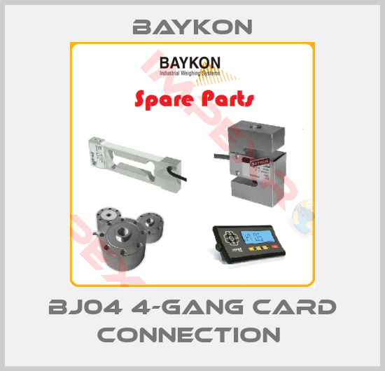 Baykon-BJ04 4-GANG CARD CONNECTION 