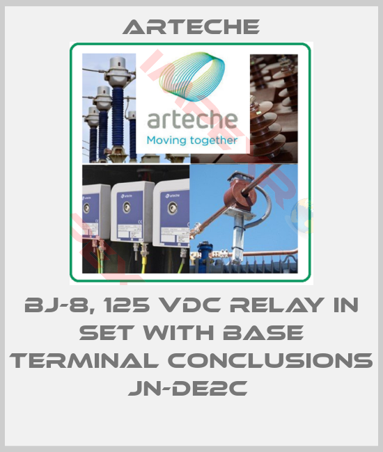 Arteche-BJ-8, 125 VDC RELAY IN SET WITH BASE TERMINAL CONCLUSIONS JN-DE2C 