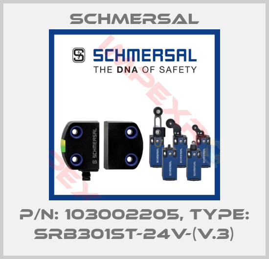 Schmersal-P/N: 103002205, Type: SRB301ST-24V-(V.3)