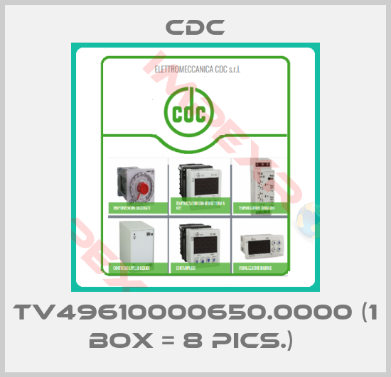 CDC-TV49610000650.0000 (1 box = 8 pics.) 