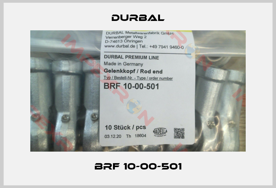 Durbal-BRF 10-00-501