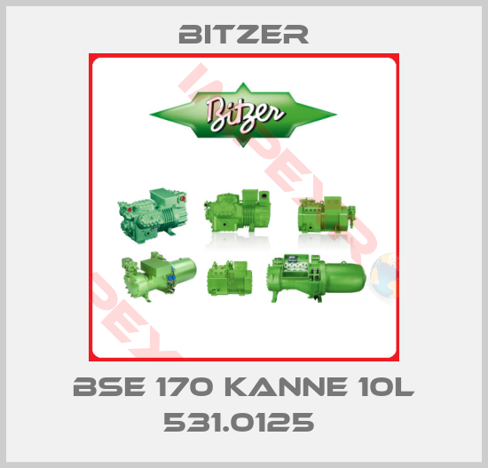 Bitzer-BSE 170 Kanne 10L 531.0125 