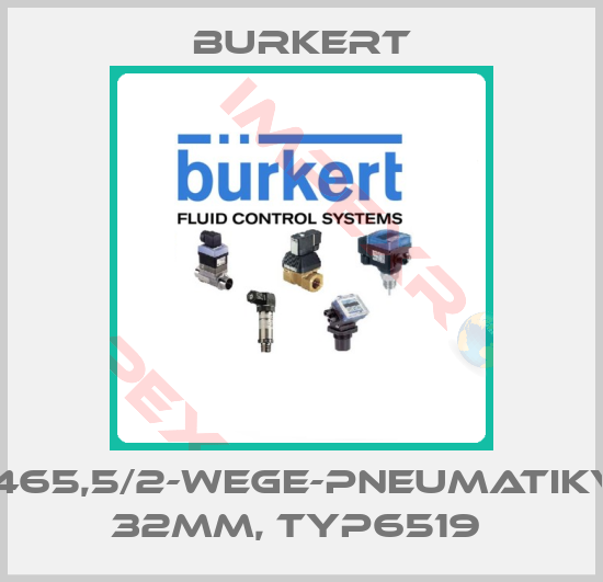 Burkert-00132465,5/2-WEGE-PNEUMATIKVENTIL 32MM, TYP6519 
