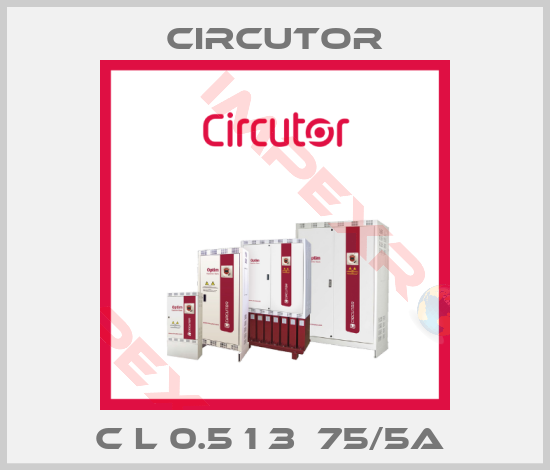 Circutor-C L 0.5 1 3  75/5A 