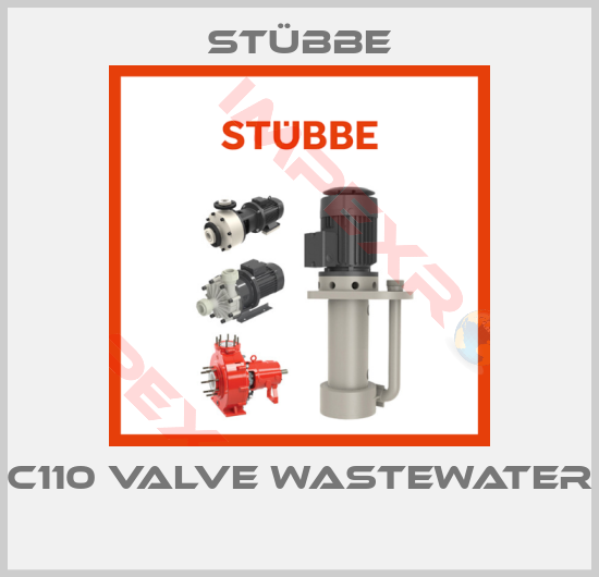 Stübbe-C110 VALVE WASTEWATER 