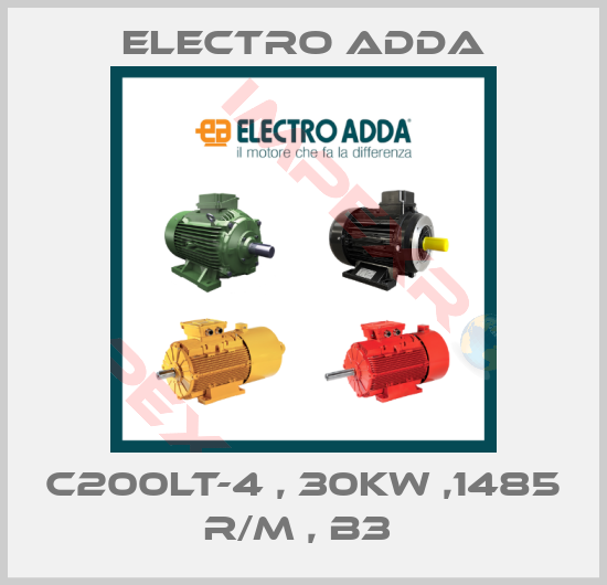 Electro Adda-C200LT-4 , 30KW ,1485 R/M , B3 