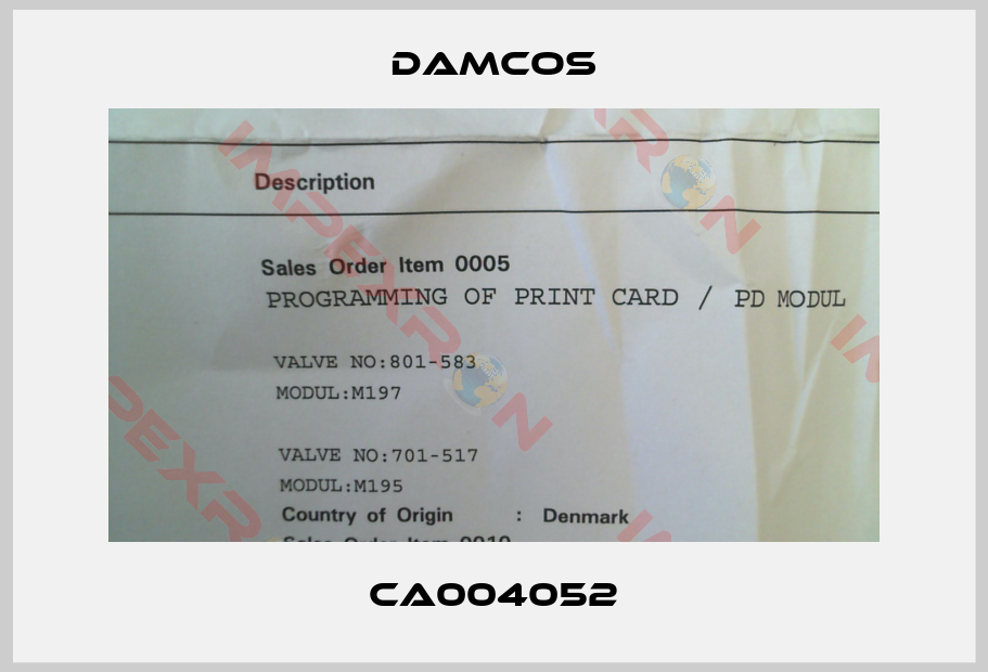 Damcos-CA004052
