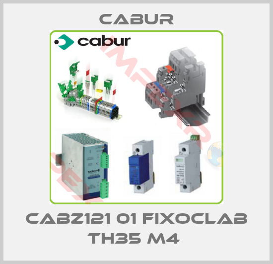 Cabur-CABZ121 01 FIXOCLAB TH35 M4 