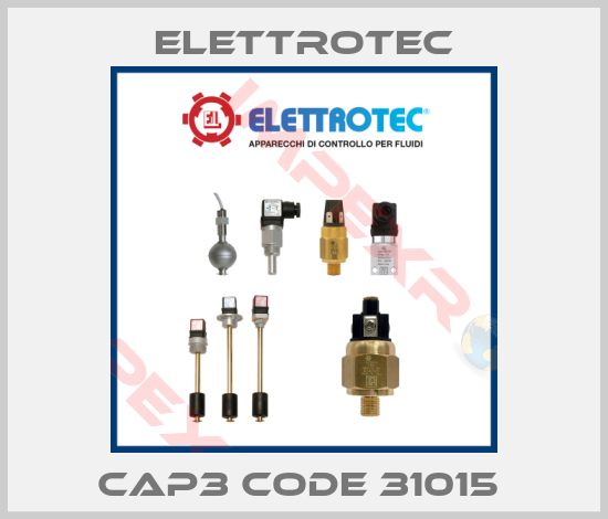 Elettrotec-CAP3 CODE 31015 