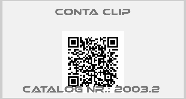 Conta Clip-CATALOG NR.: 2003.2 