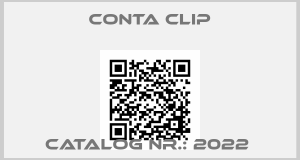 Conta Clip-CATALOG NR.: 2022 