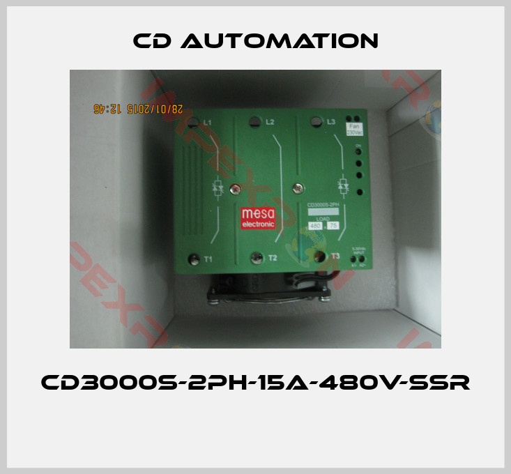 CD AUTOMATION-CD3000S-2PH-15A-480V-SSR 