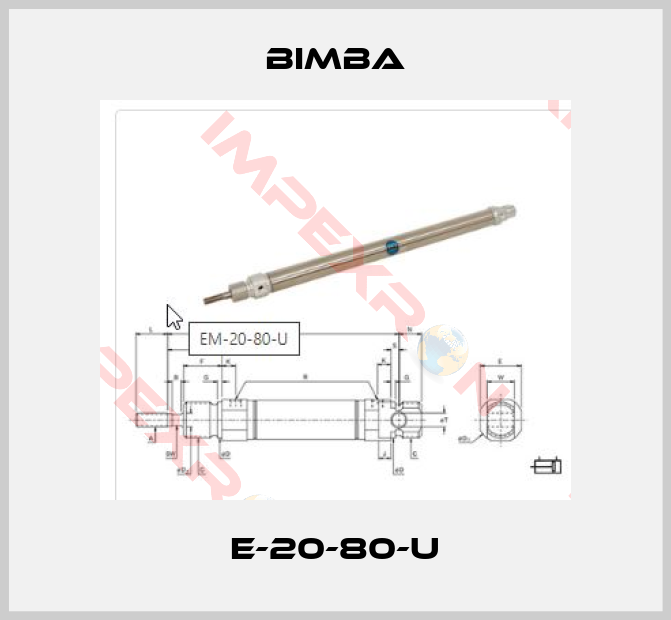 Bimba-E-20-80-U