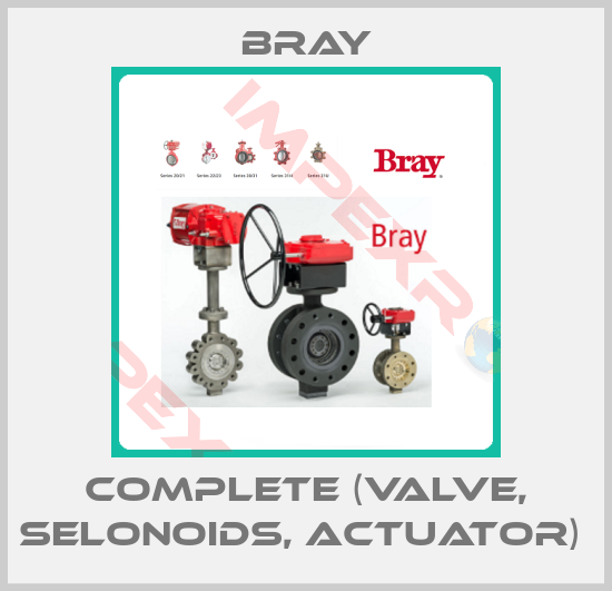 Bray-COMPLETE (VALVE, SELONOIDS, ACTUATOR) 