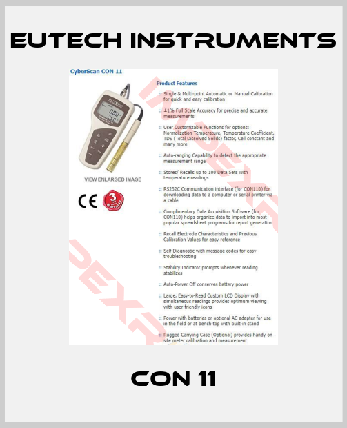 Eutech Instruments-CON 11