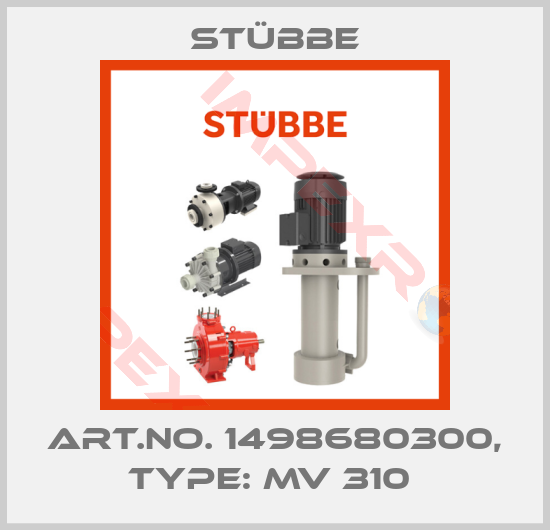 Stübbe-Art.No. 1498680300, Type: MV 310 