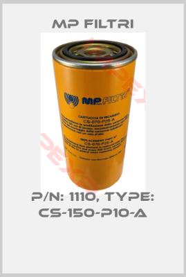 MP Filtri-P/N: 1110, Type: CS-150-P10-A