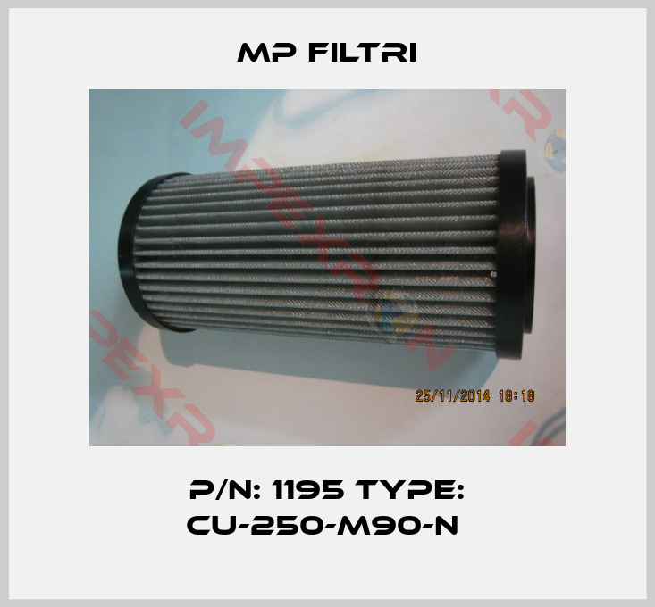 MP Filtri-P/N: 1195 Type: CU-250-M90-N 