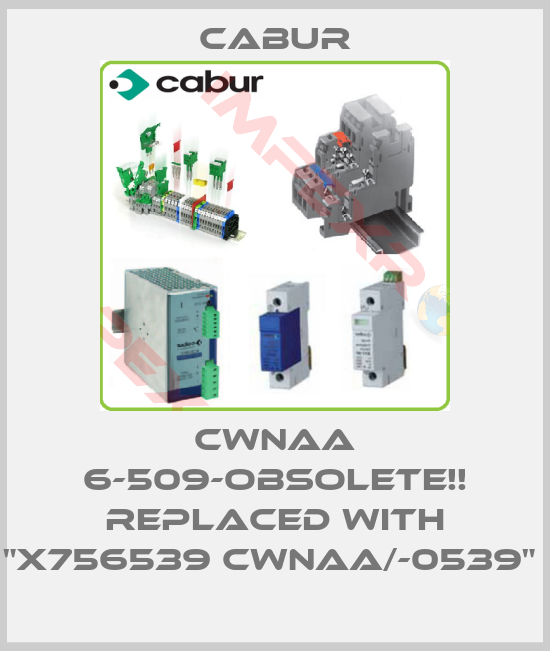 Cabur-CWNAA 6-509-OBSOLETE!! Replaced with "X756539 CWNAA/-0539" 