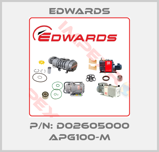 Edwards-P/N: D02605000 APG100-M
