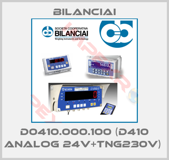 Bilanciai-D0410.000.100 (D410 ANALOG 24V+TNG230V) 