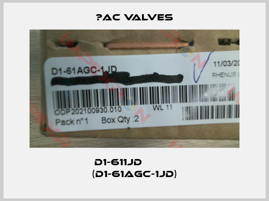 МAC Valves-D1-611JD           (D1-61AGC-1JD)
