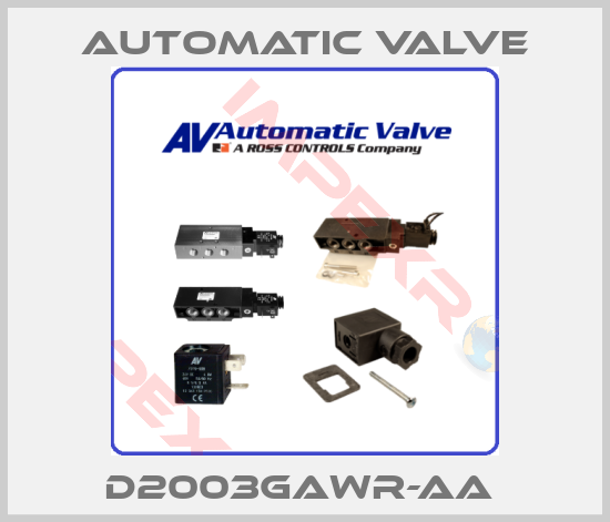 Automatic Valve-D2003GAWR-AA 