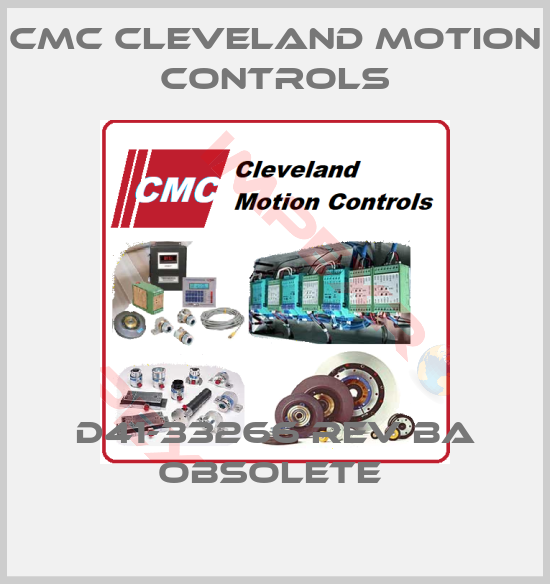 Cmc Cleveland Motion Controls-D41-33266 REV BA obsolete 
