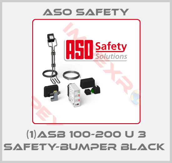 ASO SAFETY-(1)ASB 100-200 U 3 SAFETY-BUMPER BLACK 